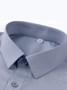 Áo Sơ Mi Nam Sợi Tre Cao Cấp Xám Đậm TGSM04